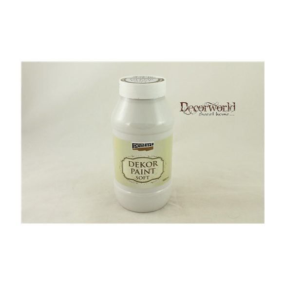 Dekor krétafesték lágy 1000 ml - Törtfehér