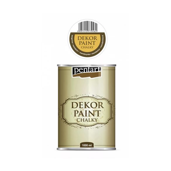 Dekor krétafesték lágy 1000ml - Mandarin