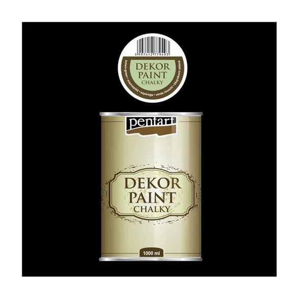 Dekor krétafesték lágy 1000ml - Zuzmózöld