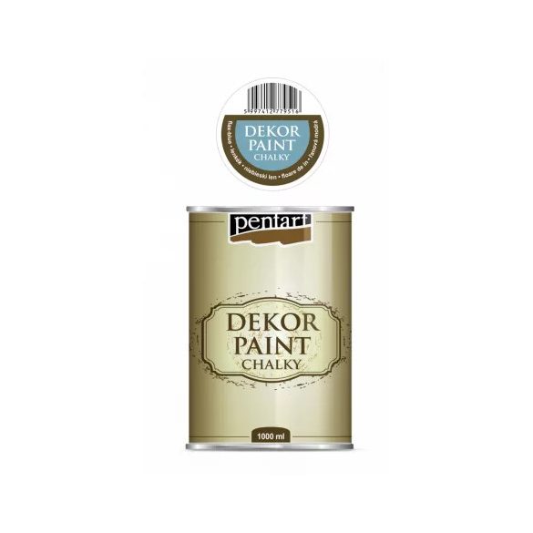 Dekor krétafesték lágy 1000ml - Lenkék