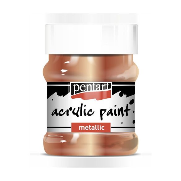Metál akrilfesték 230ml - Antikréz