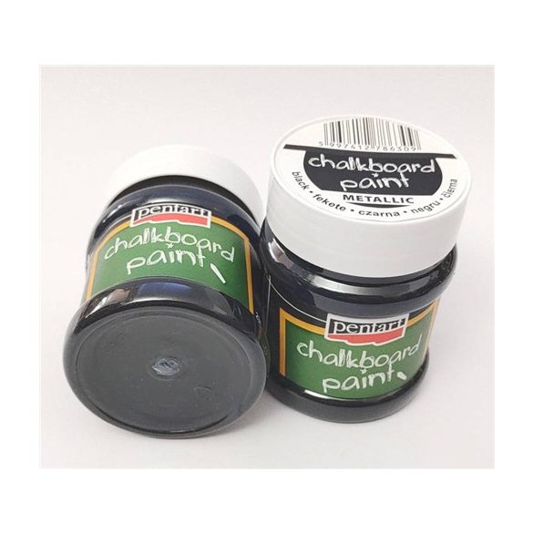 Táblafesték 230ml - Metál fekete