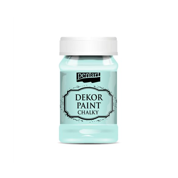 Dekor krétafesték lágy 100ml - Platinazöld
