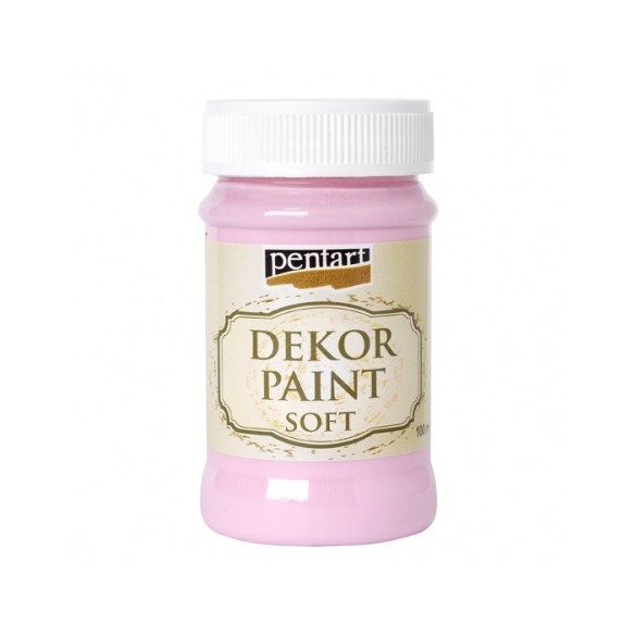 Dekor krétafesték lágy 100 ml - Babarózsaszín