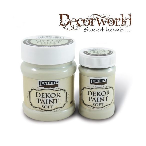 Dekor krétafesték lágy 230 ml - Borókazöld