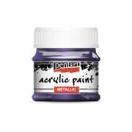 Metál akrilfesték 50ml - Ezüstlila