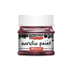 Metál akrilfesték 50ml - Aranylila