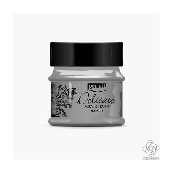 Akrilfesték Delicate metál 50ml - Antikezüst