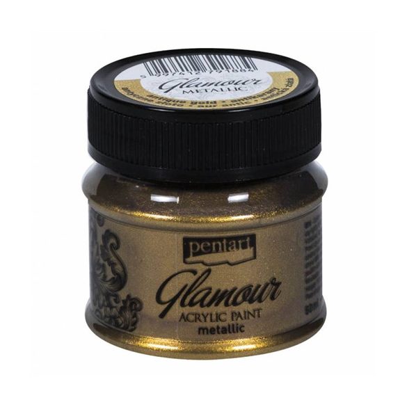 Glamour metál akrilfesték 50ml - Több színben