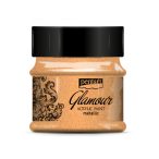 Glamour metál akrilfesték 50ml - Vörösarany