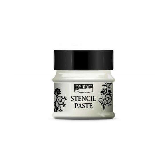 Stencilező paszta gyöngyház 50ml - Jégvirág
