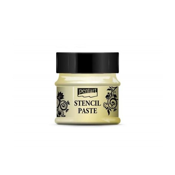 Stencilező paszta 50ml gyöngyház - Vanília