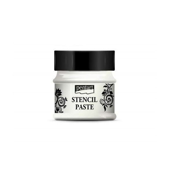 Stencilező paszta 50ml metál - Ezüst