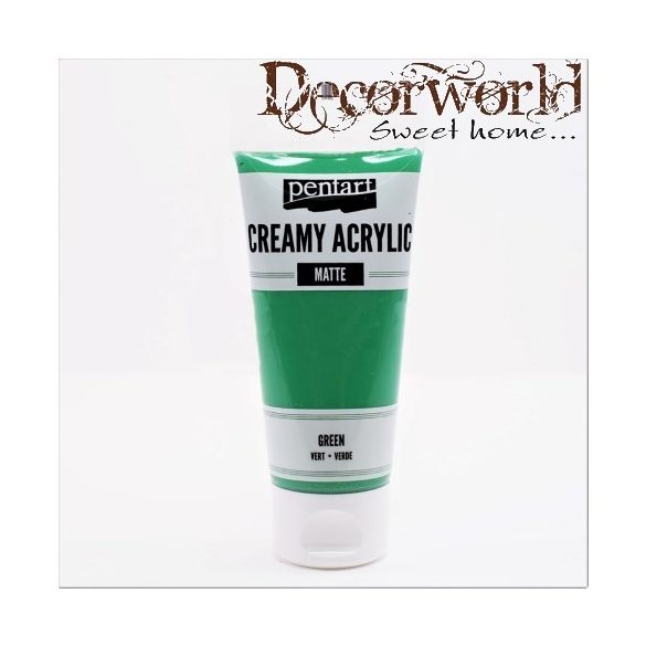 Krémes akrilfesték matt 60ml zöld