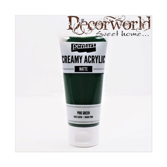 Krémes akrilfesték matt 60ml fenyőzöld