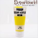 Krémes akrilfesték matt 60ml sárga