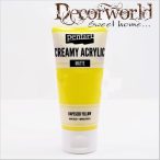 Krémes akrilfesték matt 60ml repcesárga