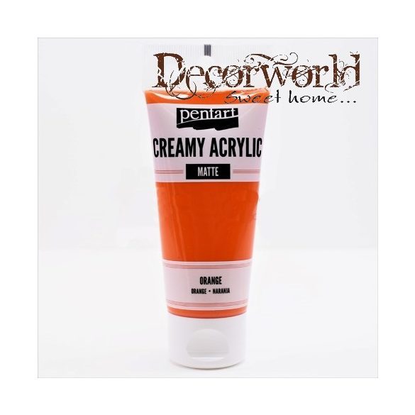 Krémes akrilfesték matt 60ml narancs