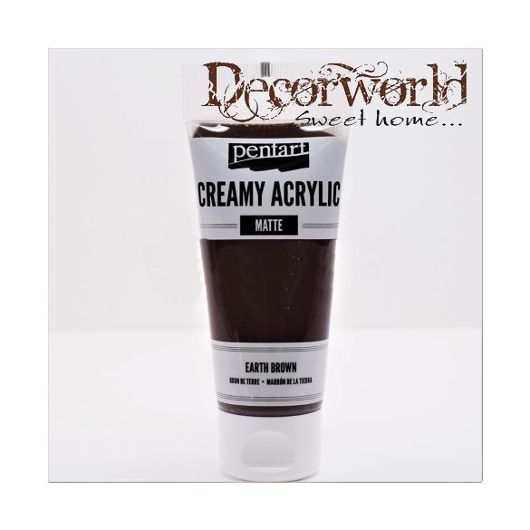 Krémes akrilfesték matt 60ml földbarna