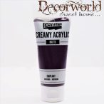 Krémes akrilfesték matt 60ml padlizsán