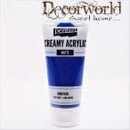 Krémes akrilfesték matt 60ml sötétkék