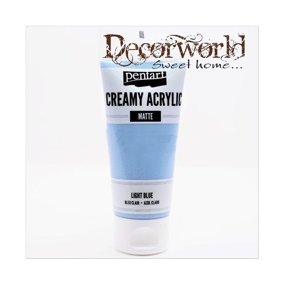 Krémes akrilfesték matt 60ml világoskék