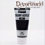 Krémes akrilfesték matt 60ml fekete