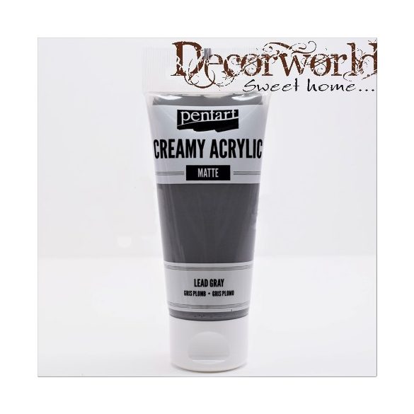 Krémes akrilfesték matt 60ml ólomszürke