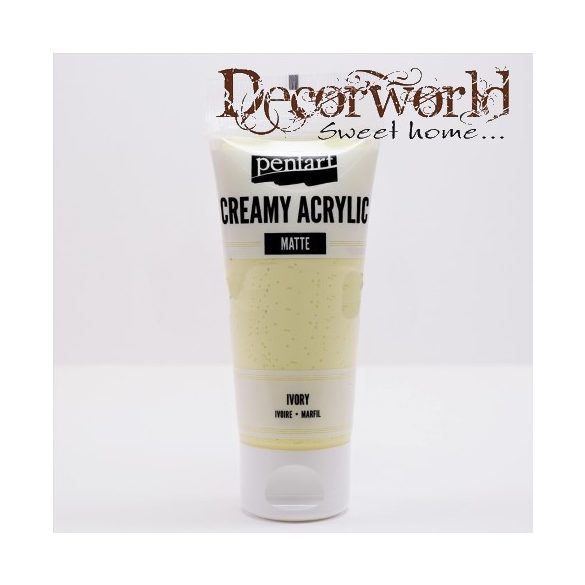 Krémes akrilfesték matt 60ml elefántcsont