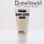 Krémes akrilfesték matt 60ml krémfehér