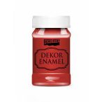 Dekor zománcfesték 100ml piros