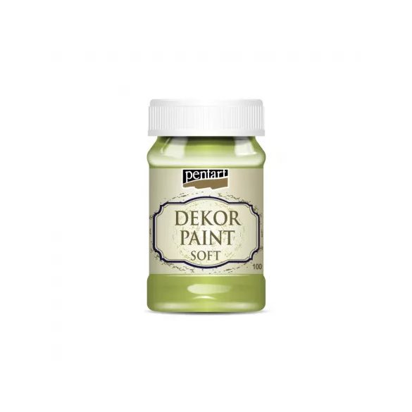 Dekor krétafesték lágy 100 ml - Pisztácia