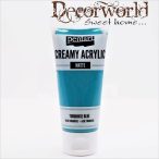 Krémes akrilfesték matt 60ml türkizkék