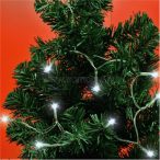 LED-s izzósor, 20 LED, 1,9m, 3V hidegfehér