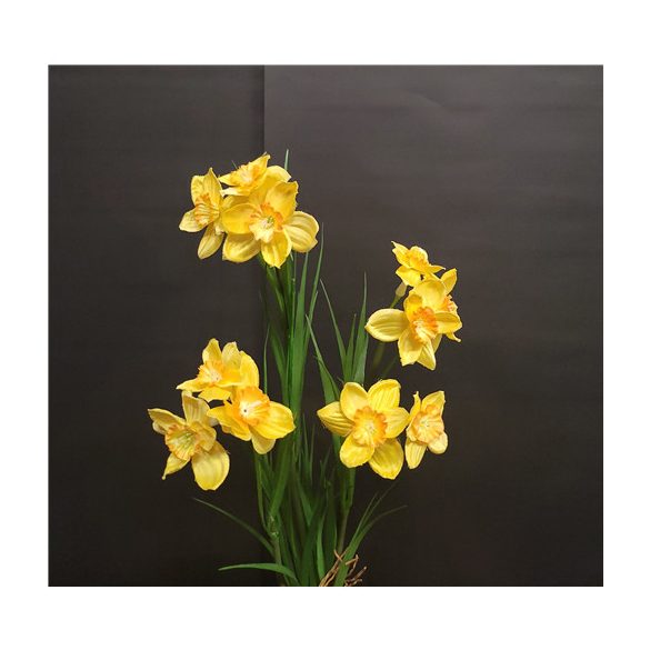 Nárcisz 5 ágú 40cm - sárga