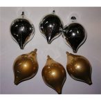 Csepp forma díszek S/12, 2 fajta színben