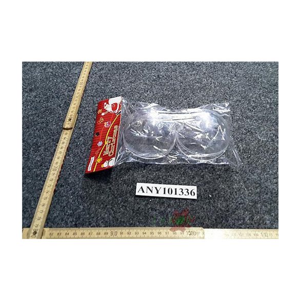 Műanyag pattintós gömb 9 cm S/2