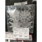 Átlátszó glitteres jégvirágok S/8