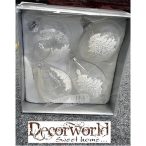 Üvegdísz + csipke S/4