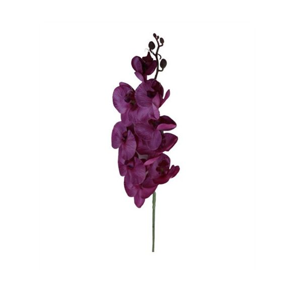 Orchidea szál 90cm 8 fej - Több színben