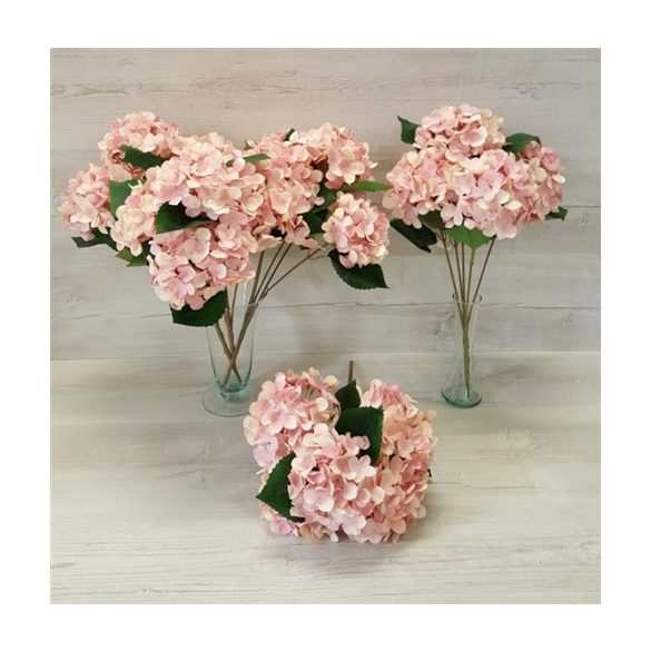 Hortenzia csokor 5 fejes 46cm - Több színben