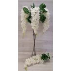 Óriás csüngő virágos ág 121cm - Fehér