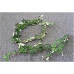 Textil borostyán girland