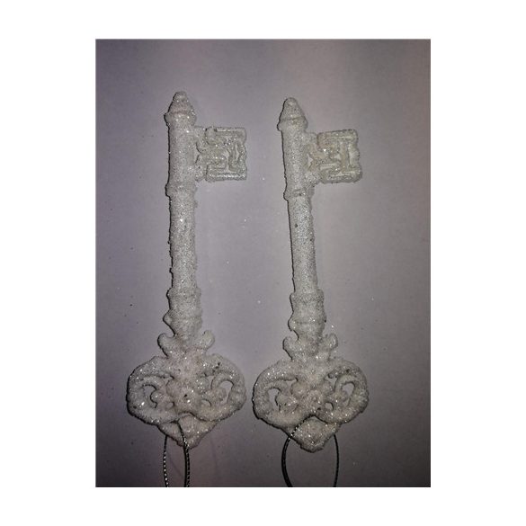 Glitteres akasztós kulcsok 2 féle, s/2