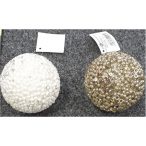 Glitteres gömb akasztós 8cm - 2 színben