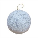 Glitteres gömb akasztós 10cm