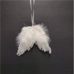 Angyalszárny toll 11cm - Fehér