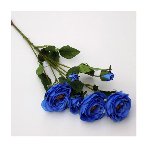 Rózsa szál 6fejes/tüskés 70cm - 6színben