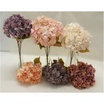 Hortenzia csokor 5 ágú - Több színben