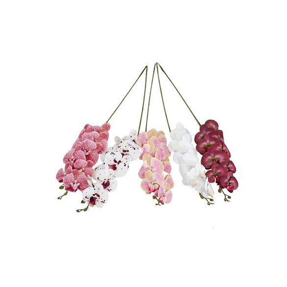 Orchidea szálas Phalaenopsis 107 cm (Realtuch) - Több színben